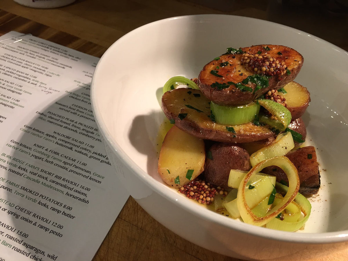 Spring Potatoes Drizzle Olive Oil and Vinegar Tasting Room