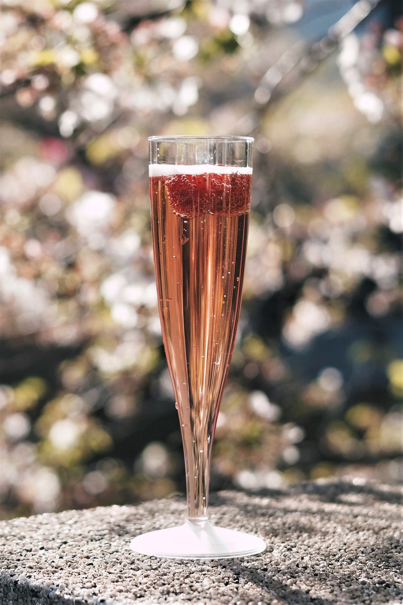 Elderflower Sparkling Wine Cocktail Drizzle Olive Oil and Vinegar