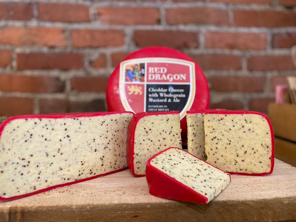 Red Dragon Mustard Seed Cheddar– Drizzle Olive Oil and Vinegar Tasting Room